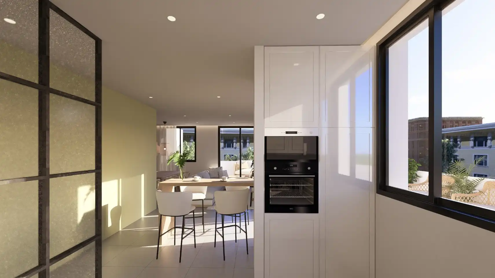 Cuina de Apartament en venda en Jávea / Xàbia amb Aire condicionat, Terrassa i Traster
