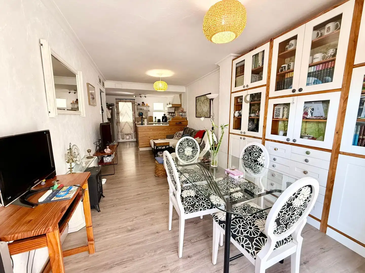 Dining room of Flat for sale in Roquetas de Mar  with Air Conditioner, Terrace and Furnished