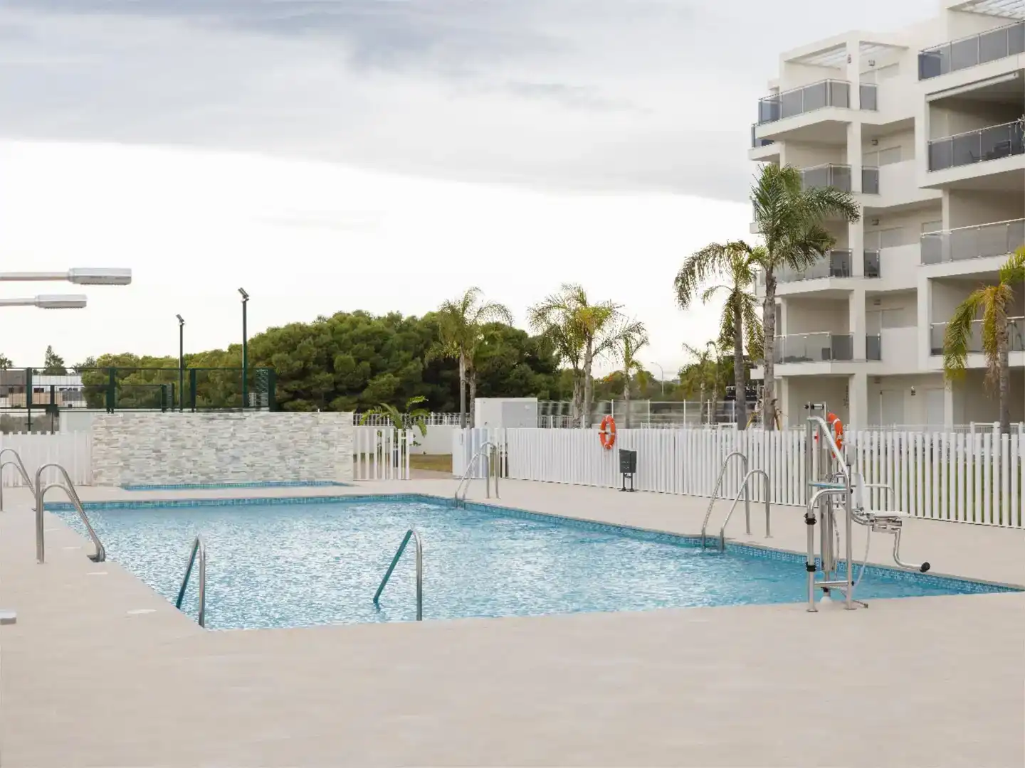 Piscina de Pis de lloguer en Vera amb Aire condicionat, Piscina i Balcó