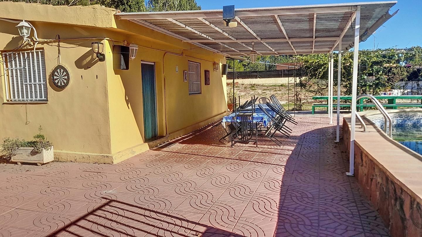 Terraza de Finca rústica en venta en Bétera con Jardín privado, Trastero y Piscina