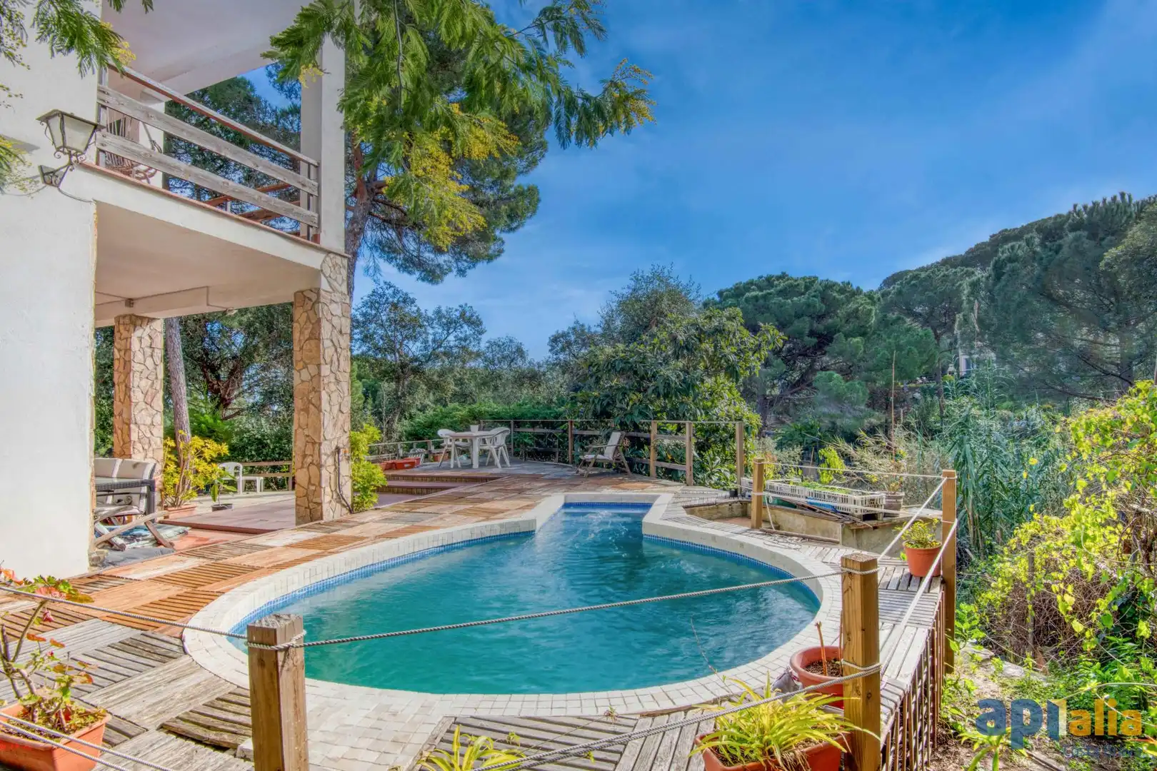 Schwimmbecken von Haus oder Chalet zum Verkauf in Sant Feliu de Guíxols mit Privatgarten, Terrasse und Schwimmbad