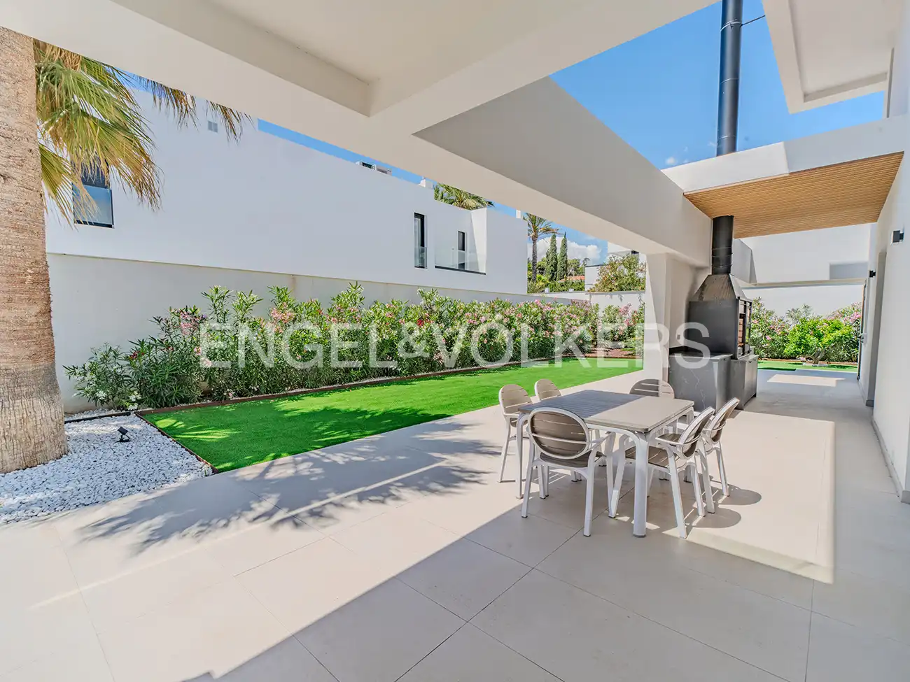 Terrassa de Casa o xalet en venda en Alicante / Alacant amb Aire condicionat, Calefacció i Jardí privat