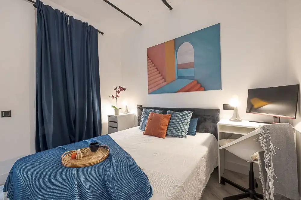 Bedroom of Flat for sale in Barcelona  with Air Conditioner and Heating
