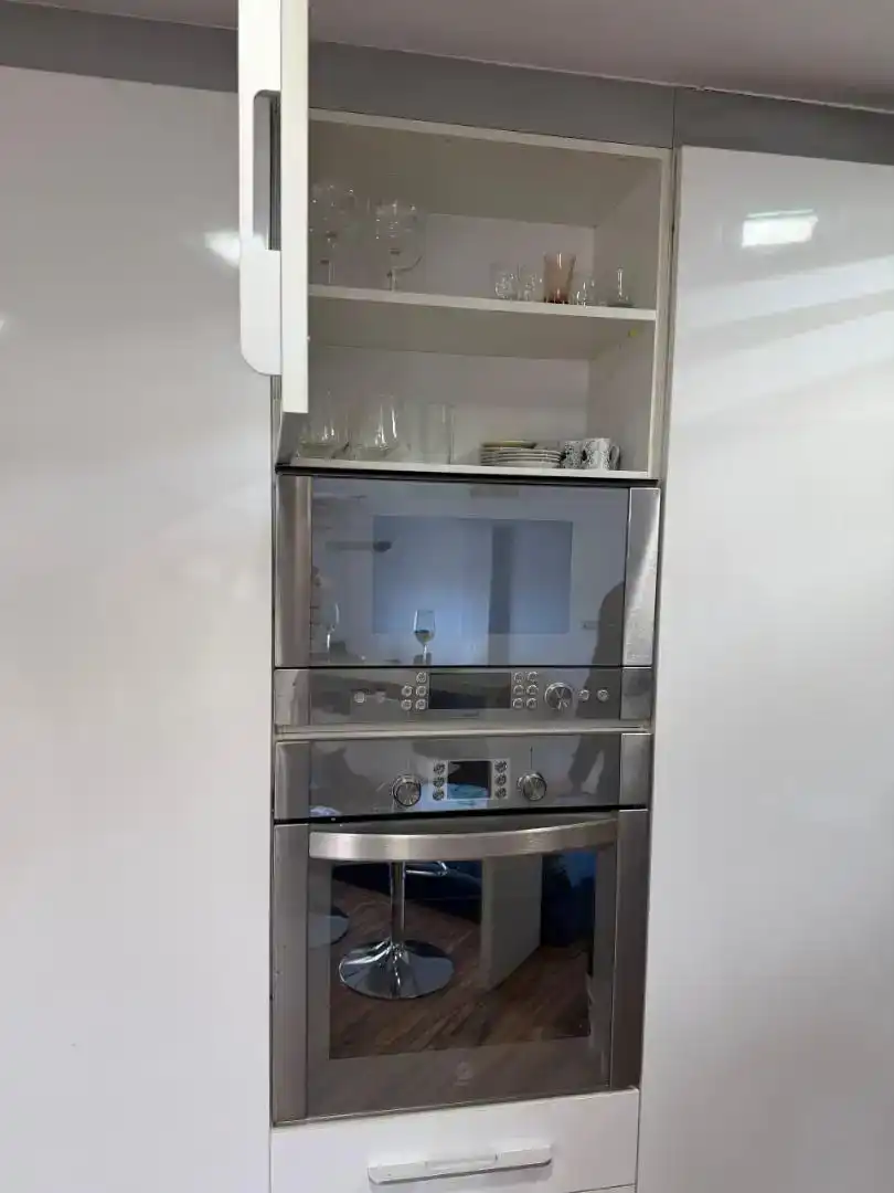 Küche von Dachboden zur Miete in Valencia mit Privatgarten, Parkett und Abstellraum