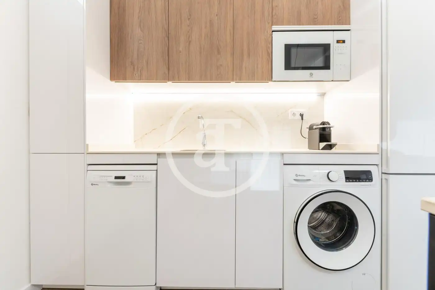 Küche von Wohnung zur Miete in Madrid mit Klimaanlage, Heizung und Möbliert