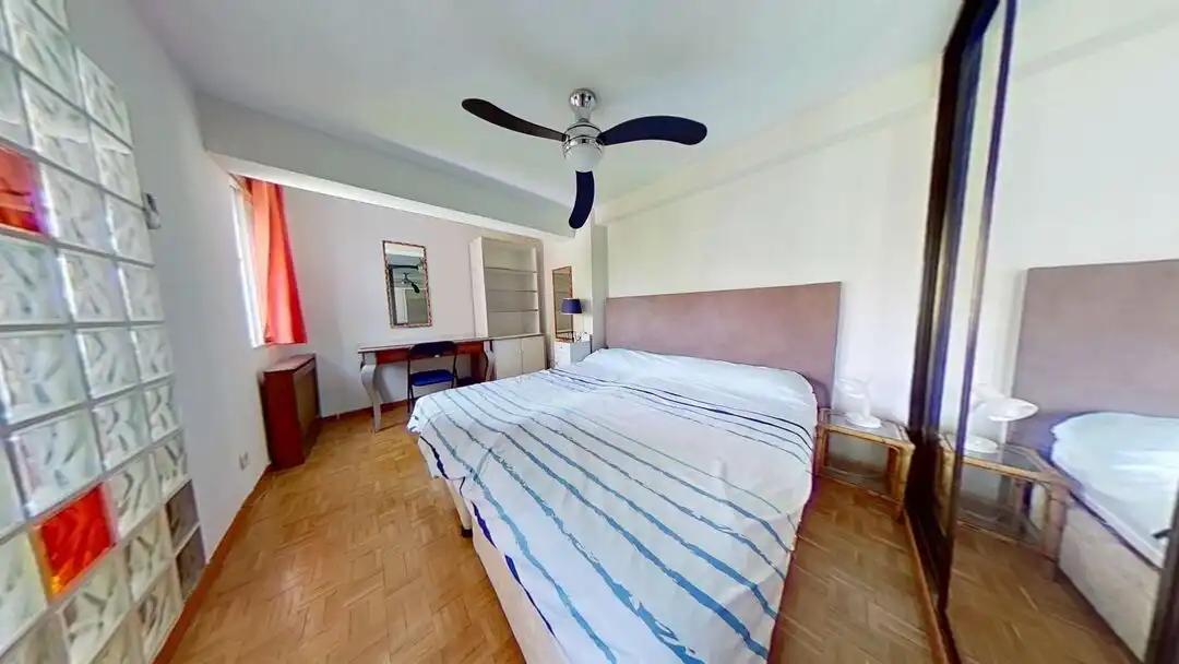 Bedroom of Flat for rent in Madrid  with Heating, Private garden and Swimming Pool