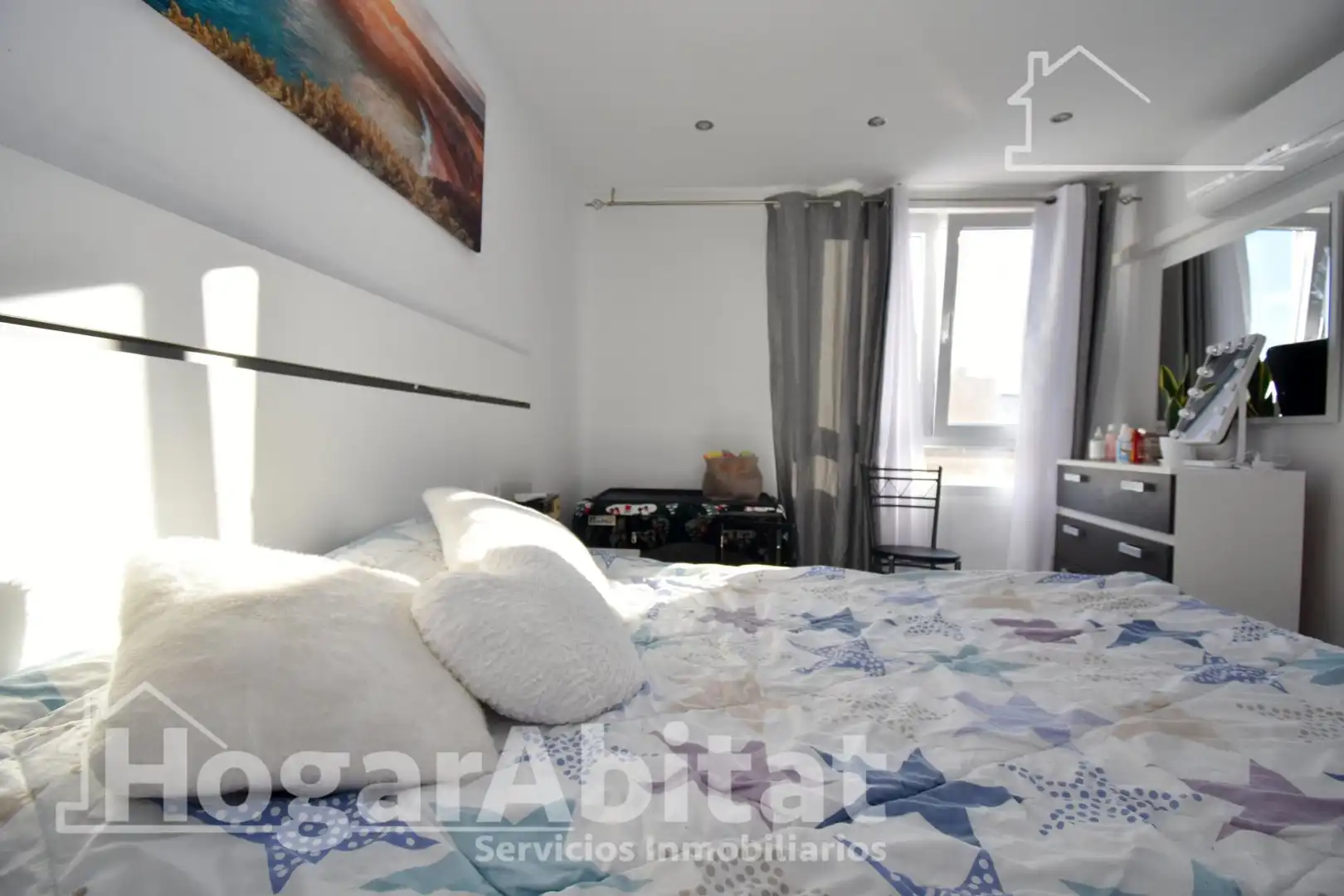Bedroom of Flat for sale in Vila-real  with Air Conditioner, Heating and Furnished