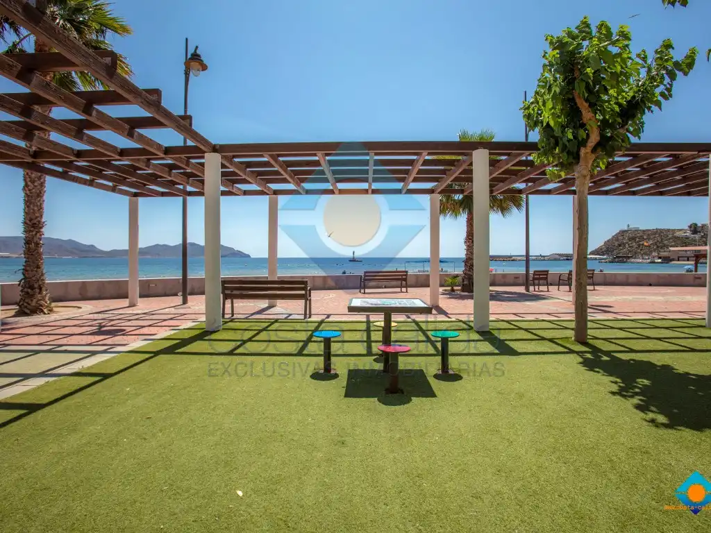 Terrace of Flat for sale in Mazarrón  with Furnished, Oven and Washing machine