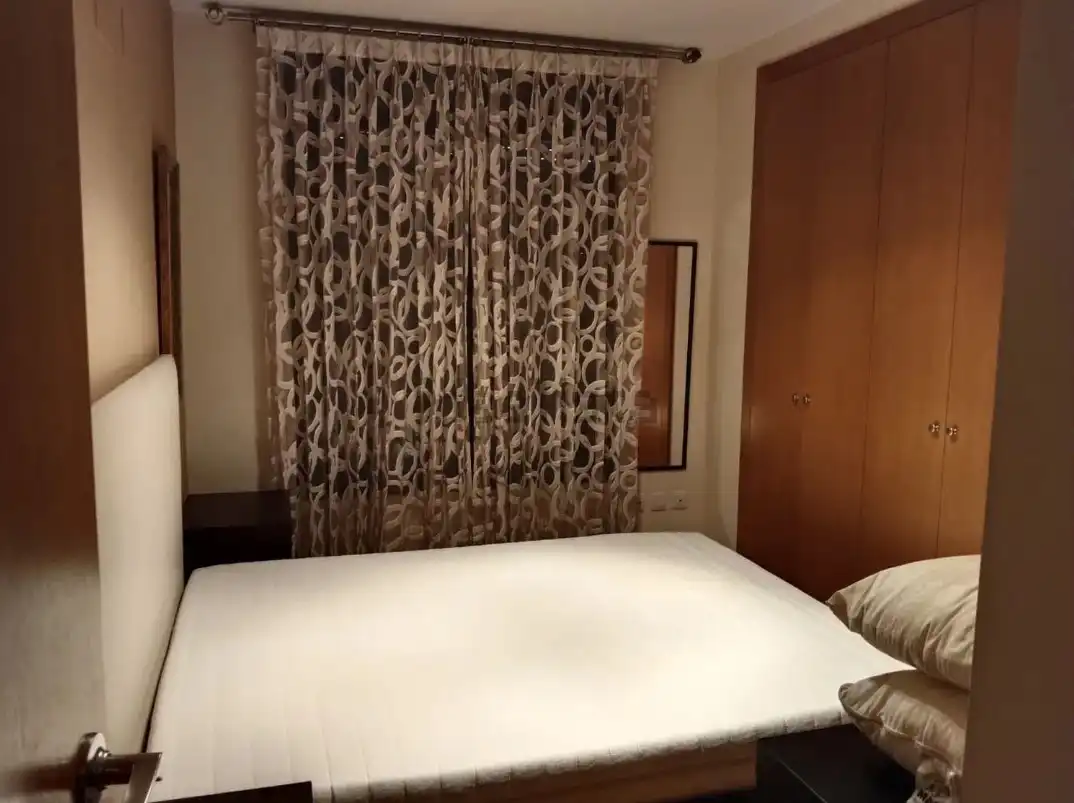 Schlafzimmer von Wohnung zur Miete in Valencia mit Klimaanlage, Möbliert und Ofen