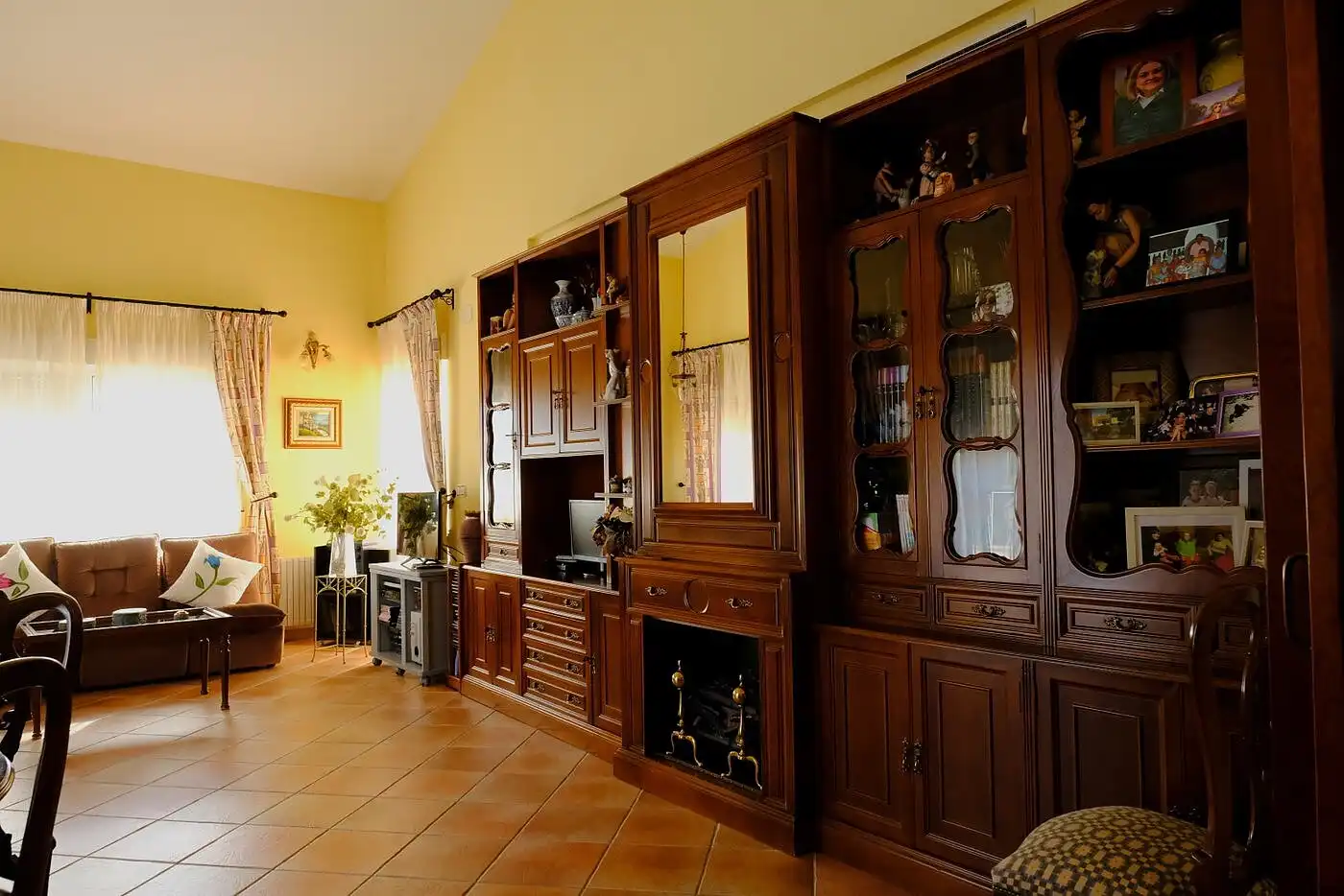 Sala d'estar de Casa o xalet en venda en Orihuela amb Aire condicionat, Jardí privat i Terrassa