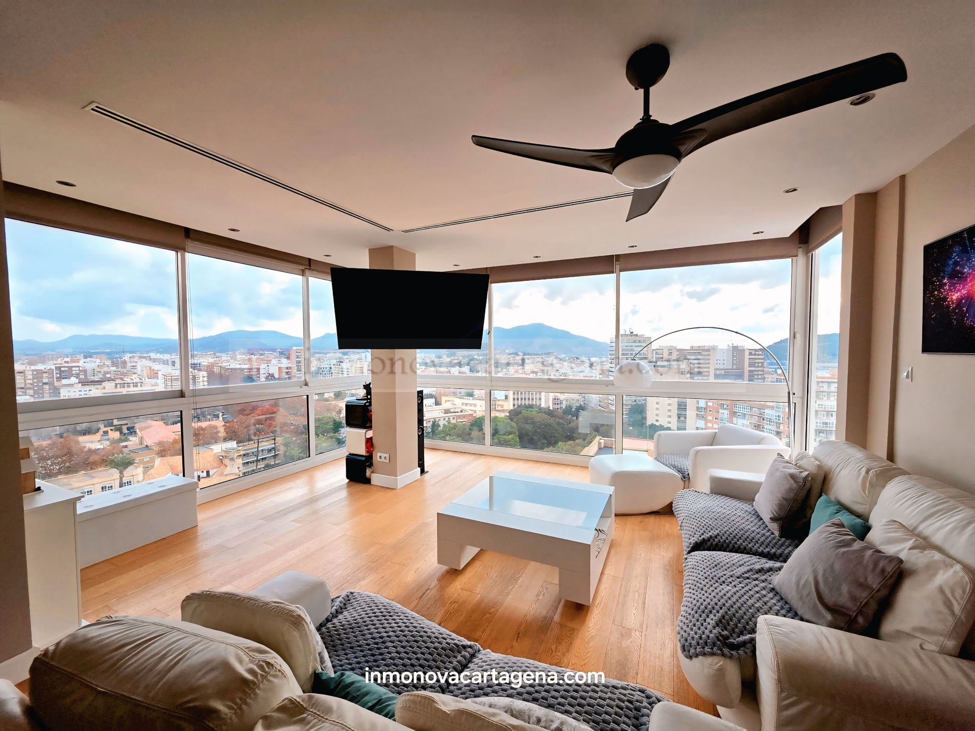 Living room of Flat to rent in Cartagena  with Air Conditioner, Furnished and Washing machine