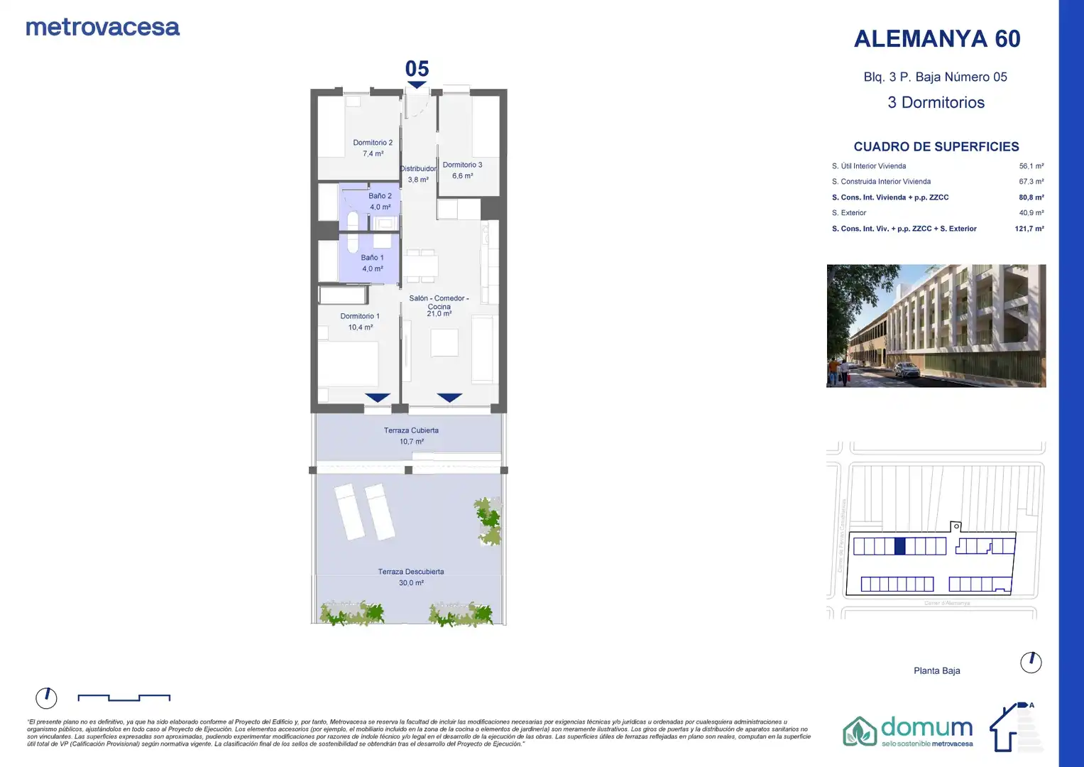 Planta baja en venta en Alemanya, 60, Centre