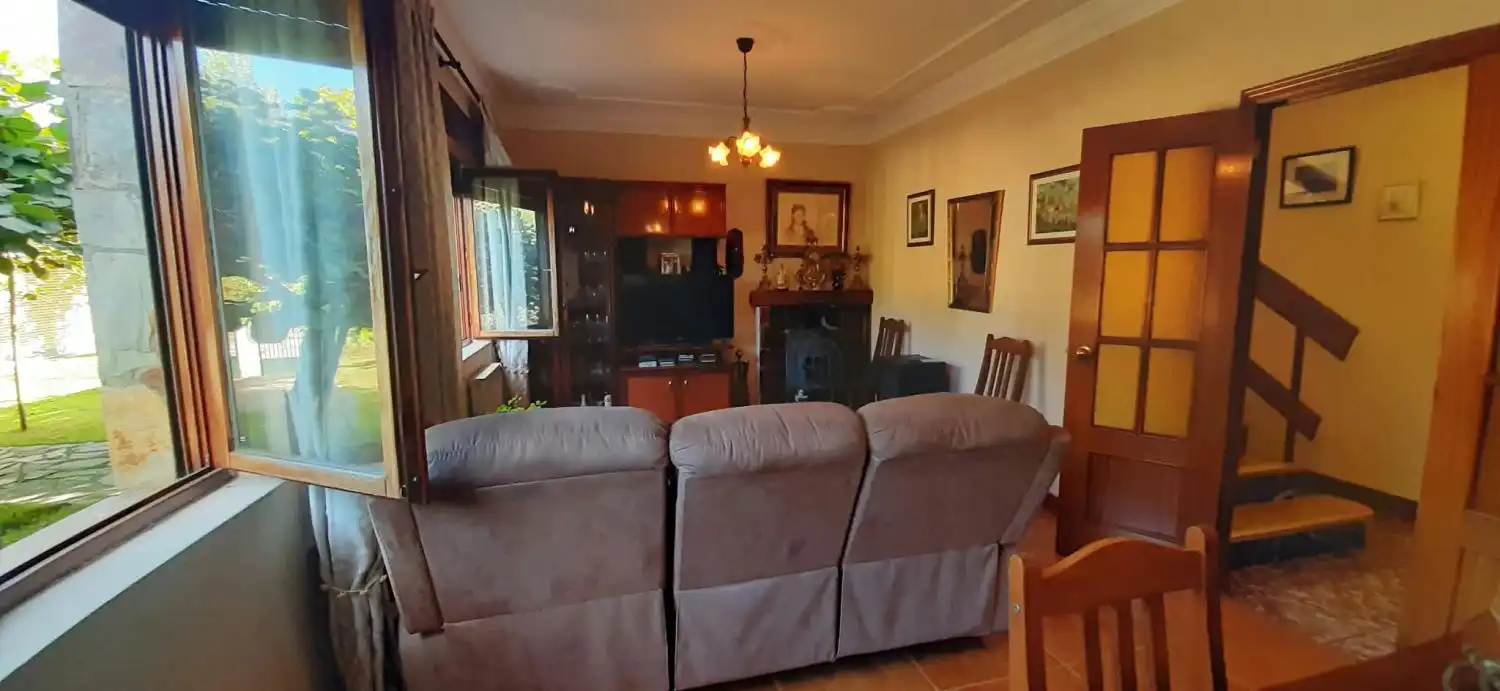 Living room of Houses for sale in Argoños   with Heating, Terrace and Furnished