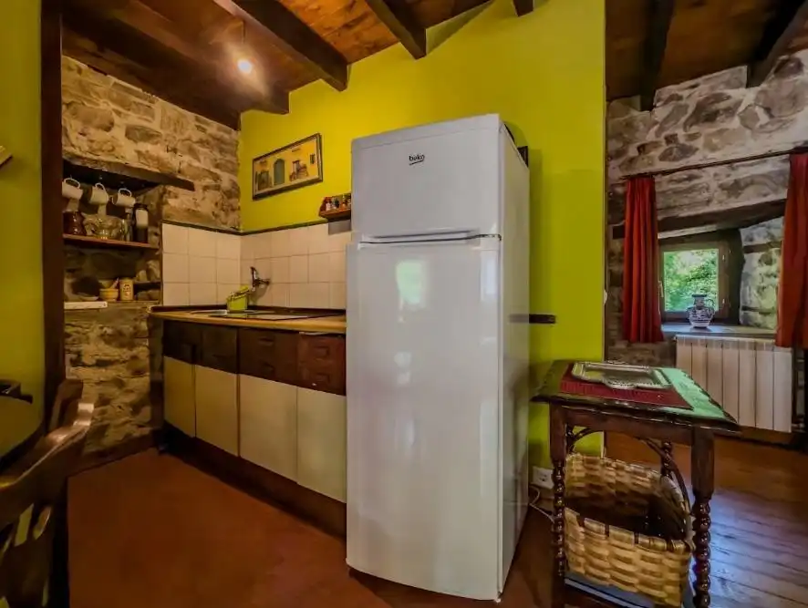 Cocina de Casa o chalet en venta en Pesaguero con Calefacción, Terraza y Amueblado