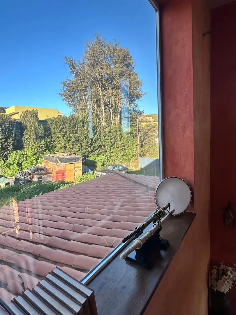Vista exterior de Casa o chalet en venta en El Rosario con Calefacción, Jardín privado y Parquet