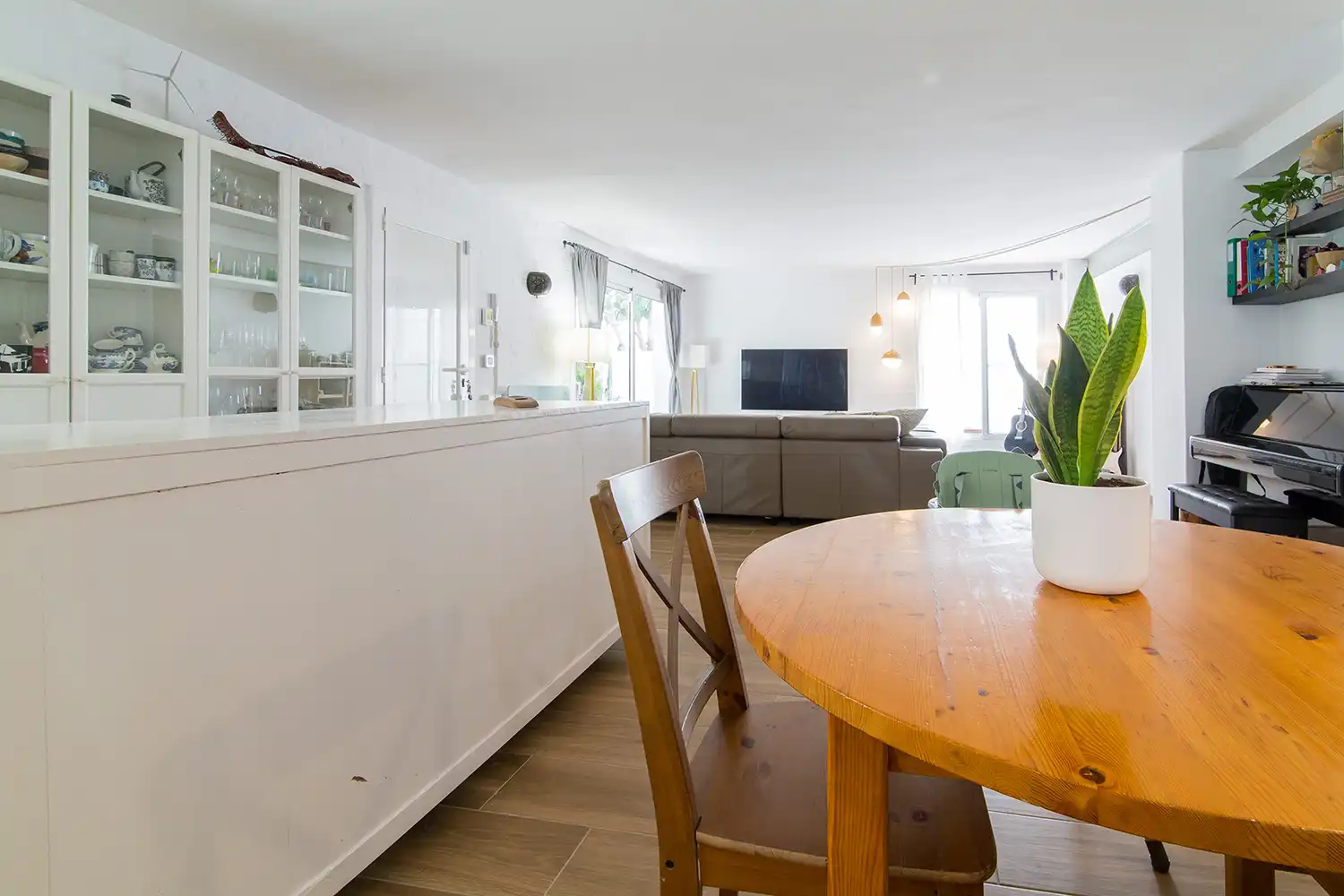 Esszimmer von Wohnung zum Verkauf in Caldes d'Estrac mit Privatgarten, Terrasse und Balkon