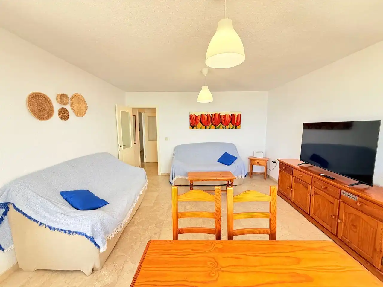Living room of Flat for sale in Torrox  with Furnished