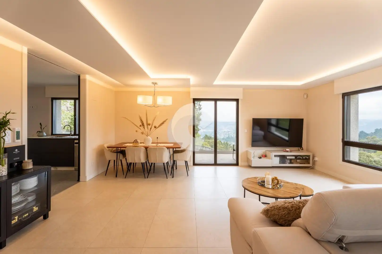 Sala de estar de Casa o chalet en venta en Barbadás con Calefacción, Jardín privado y Balcón