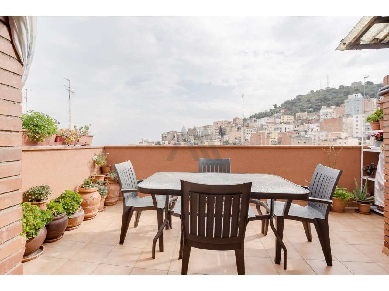 Terrace of Attic for sale in  Barcelona Capital  with Air Conditioner, Heating and Parquet flooring