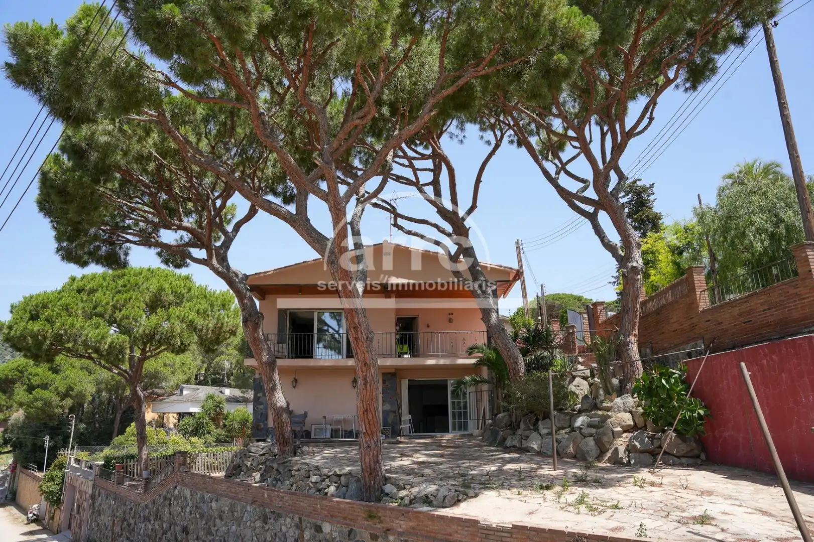 Exterior view of Houses for sale in Cabrils  with Heating, Private garden and Parquet flooring