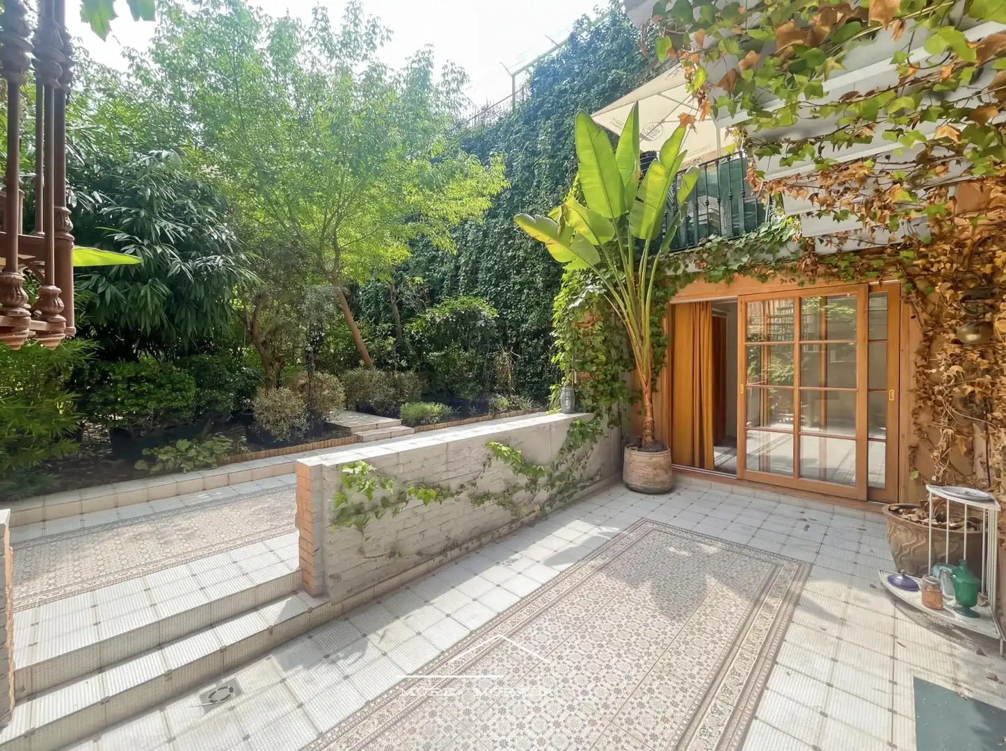 Garden of Lofts for rent in Barcelona  with Air Conditioner, Private garden and Furnished