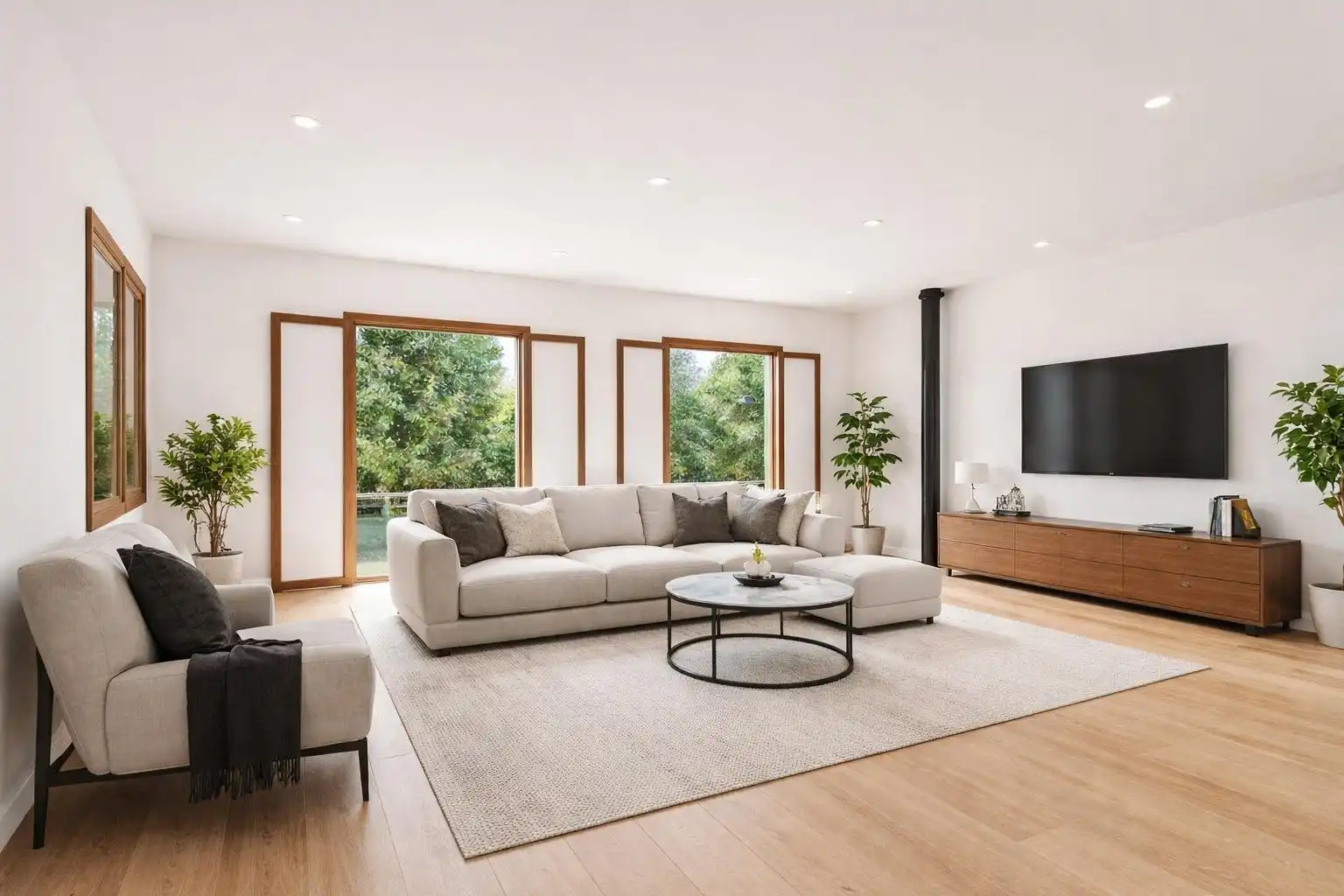 Sala d'estar de Casa o xalet en venda en Sencelles amb Jardí privat, Terrassa i Traster