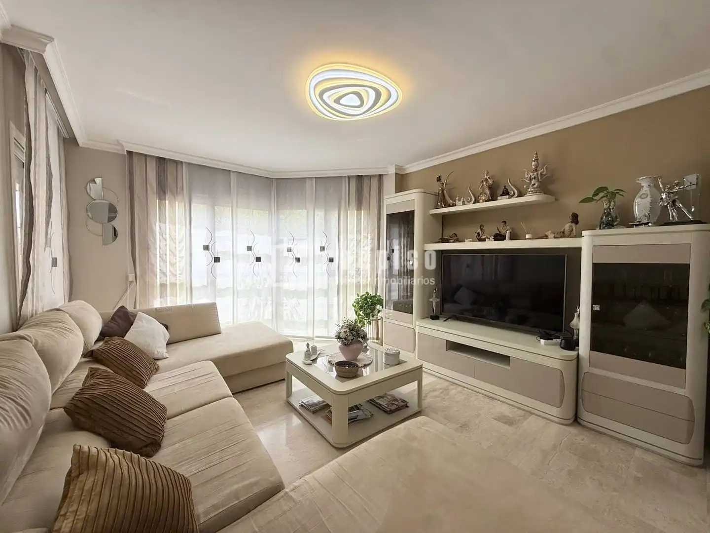 Sala de estar de Piso en venta en Málaga con Aire acondicionado, Calefacción y Jardín privado