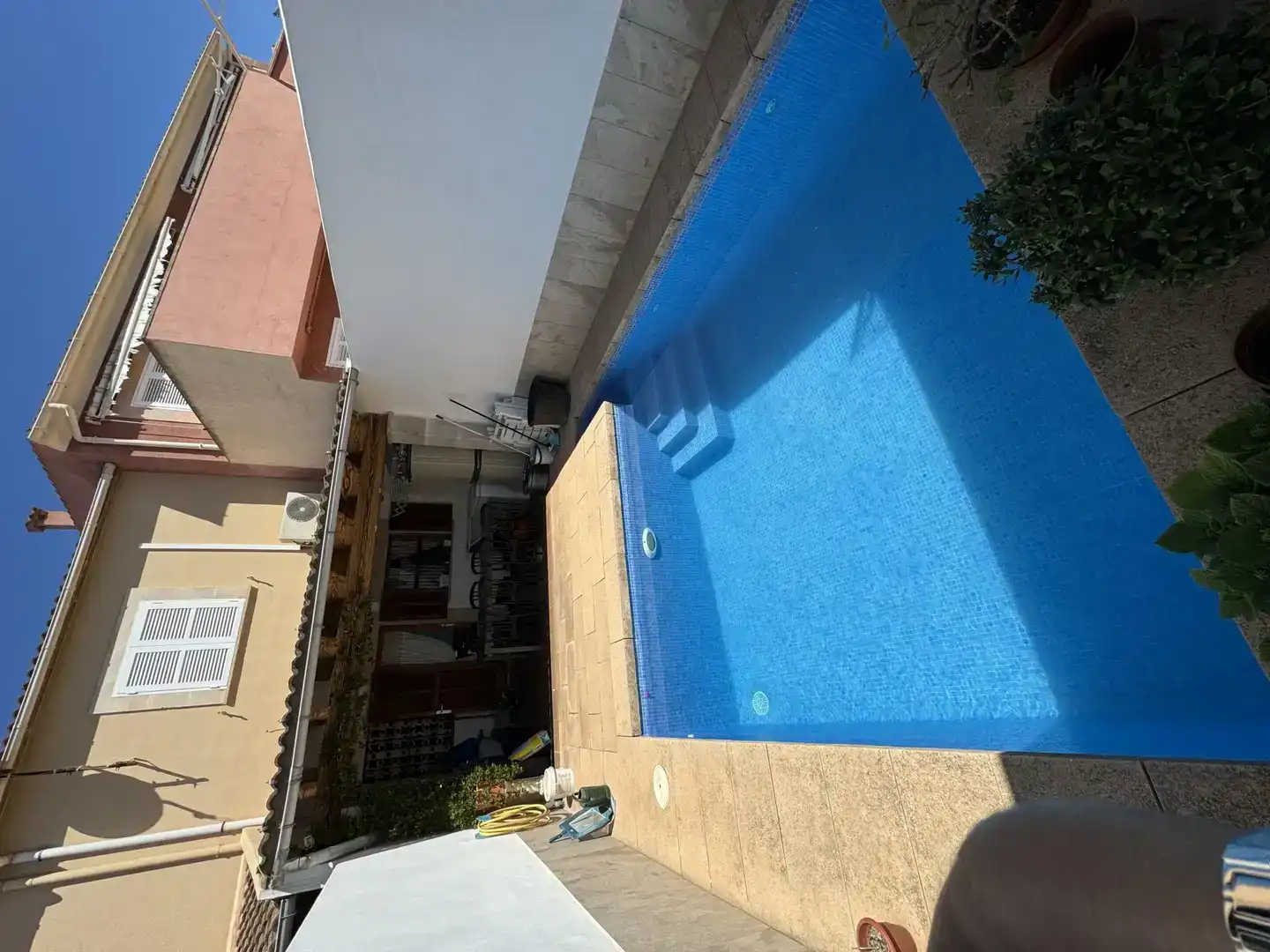Piscina de Casa adosada en venda en  Palma de Mallorca amb Aire condicionat, Piscina i Balcó