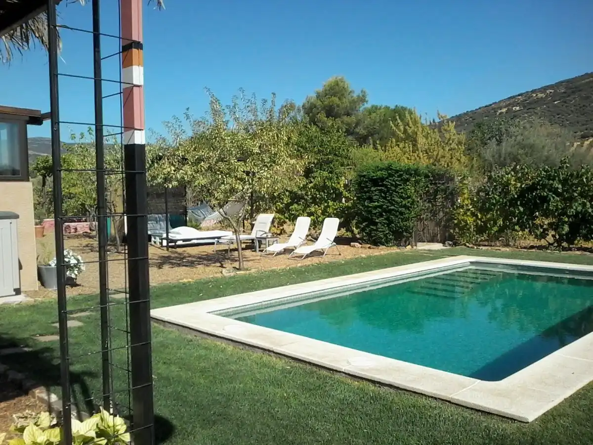 Swimming pool of Country homes for sale in Fuente el Fresno  with Air Conditioner, Heating and Private garden