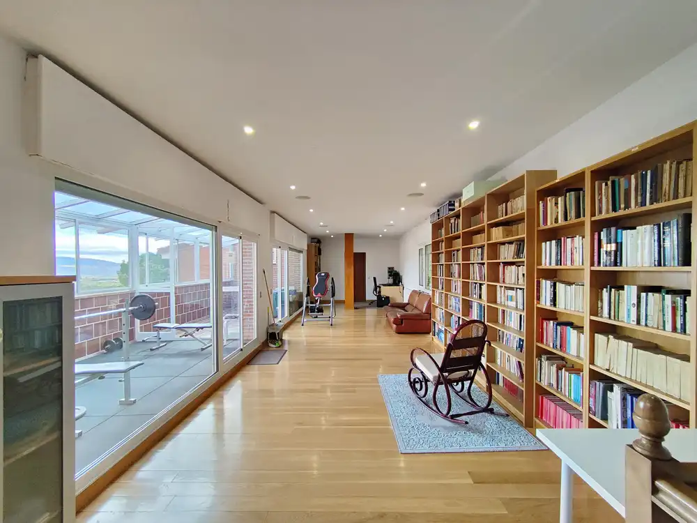 Sala de estar de Casa o chalet en venta en Guadarrama con Calefacción, Jardín privado y Parquet