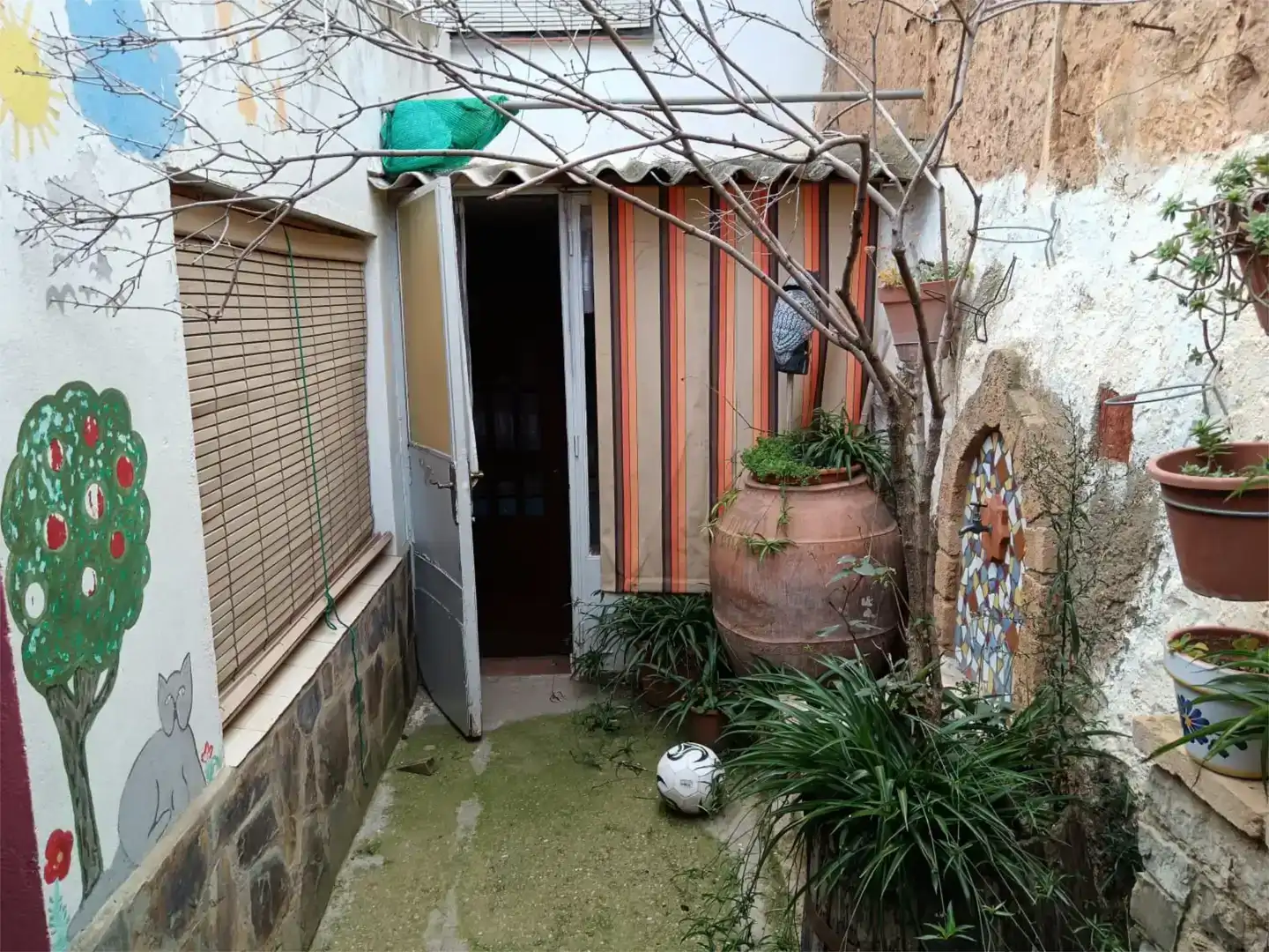Jardí de Casa adosada en venda en La Zaida amb Traster, Moblat i Forn