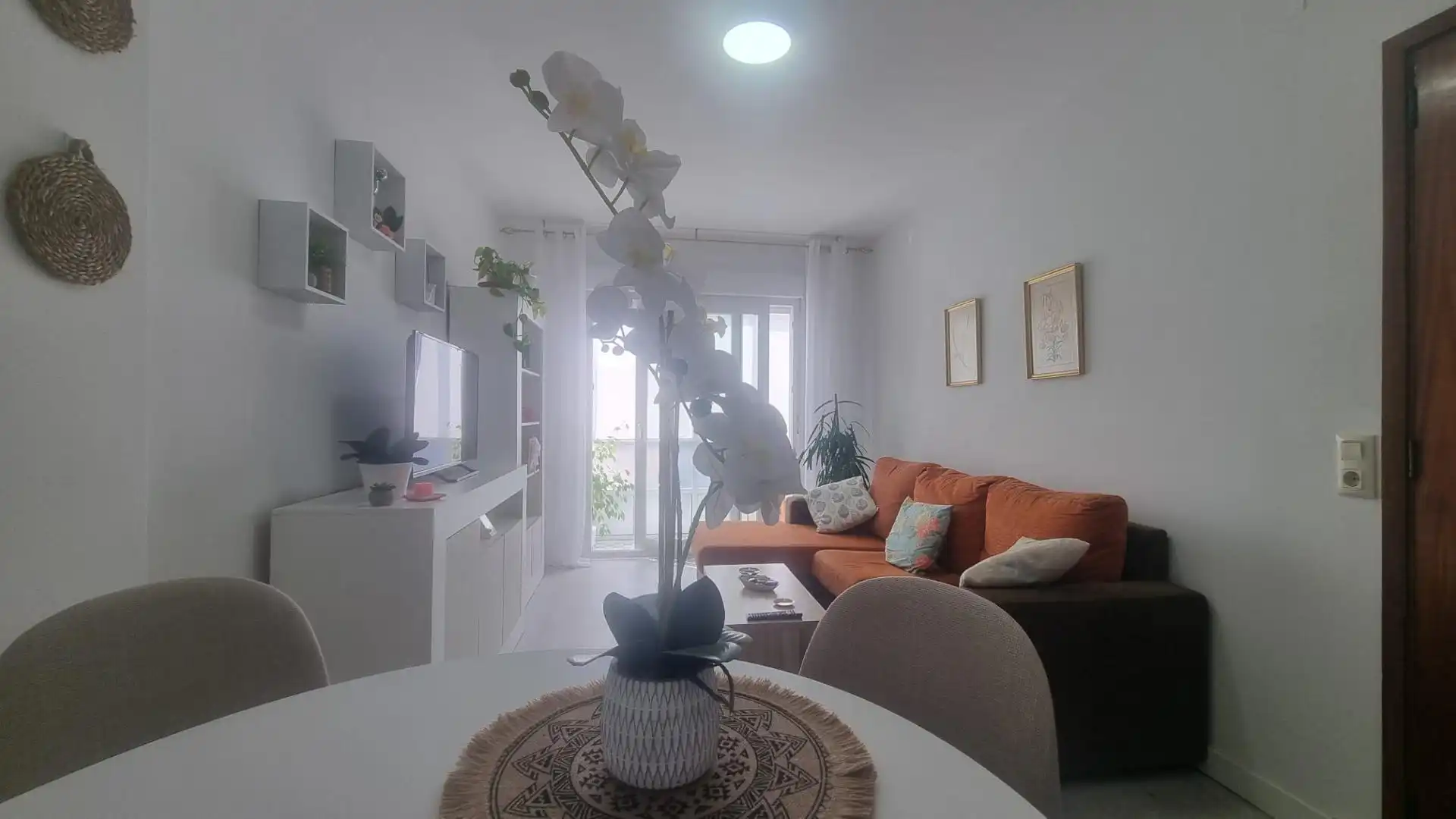 Sala de estar de Piso en venta en Vilagarcía de Arousa con Trastero, Amueblado y Lavadora