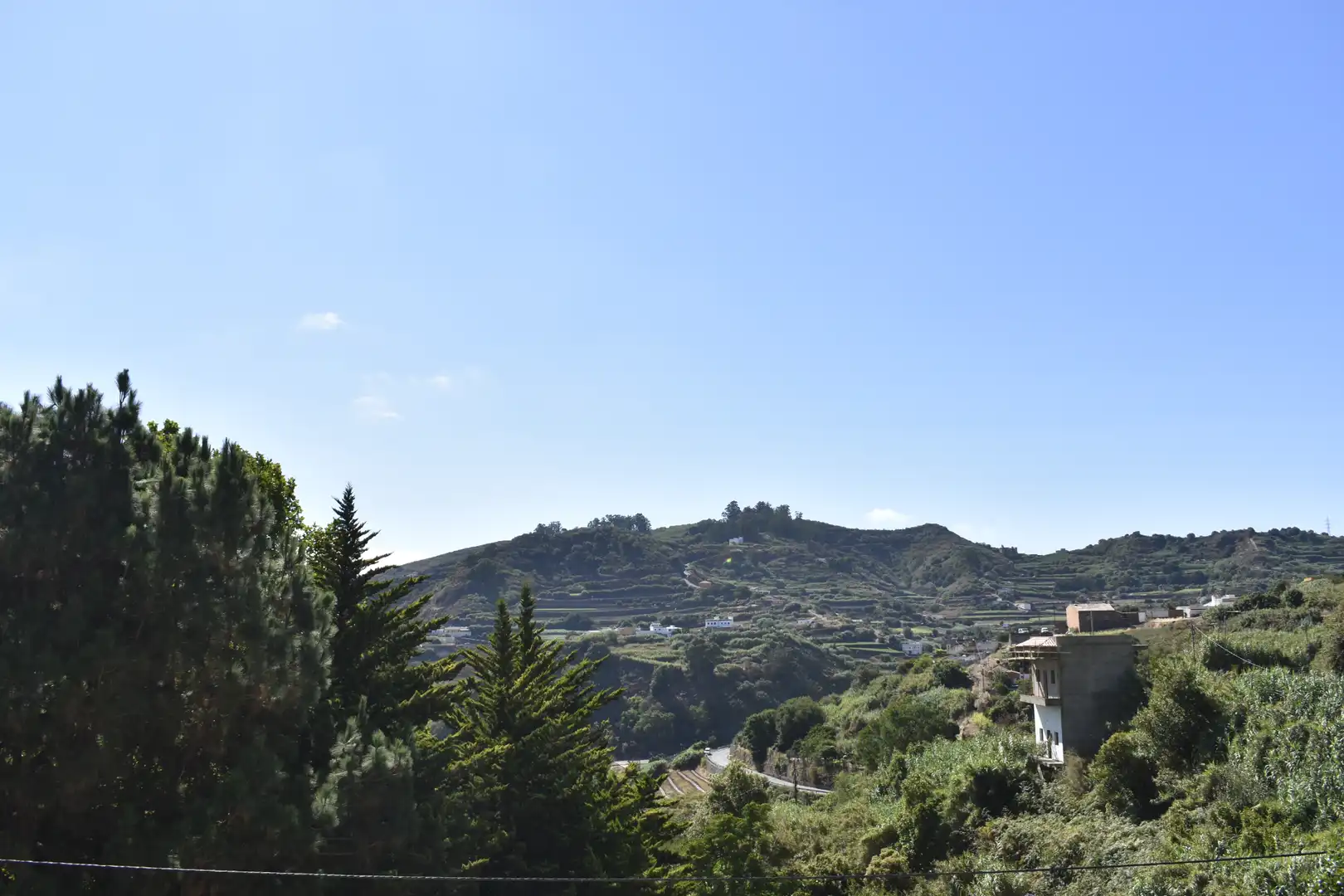 Vista exterior de Casa o xalet en venda en Teror amb Calefacció, Jardí privat i Terrassa