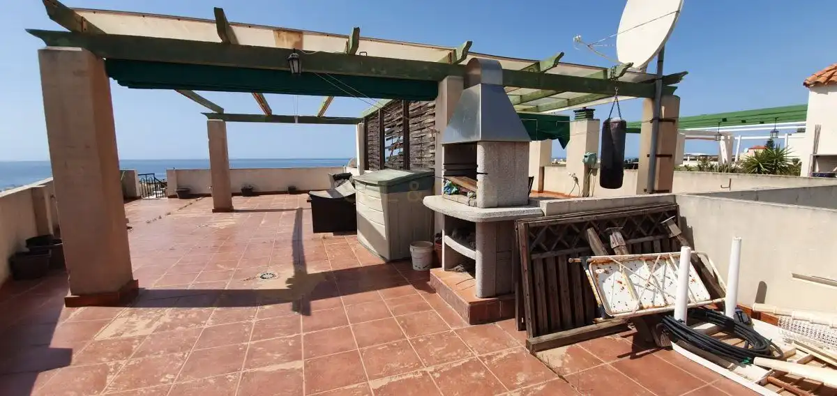 Terrasse von Dachboden zur Miete in Mijas mit Klimaanlage, Heizung und Terrasse