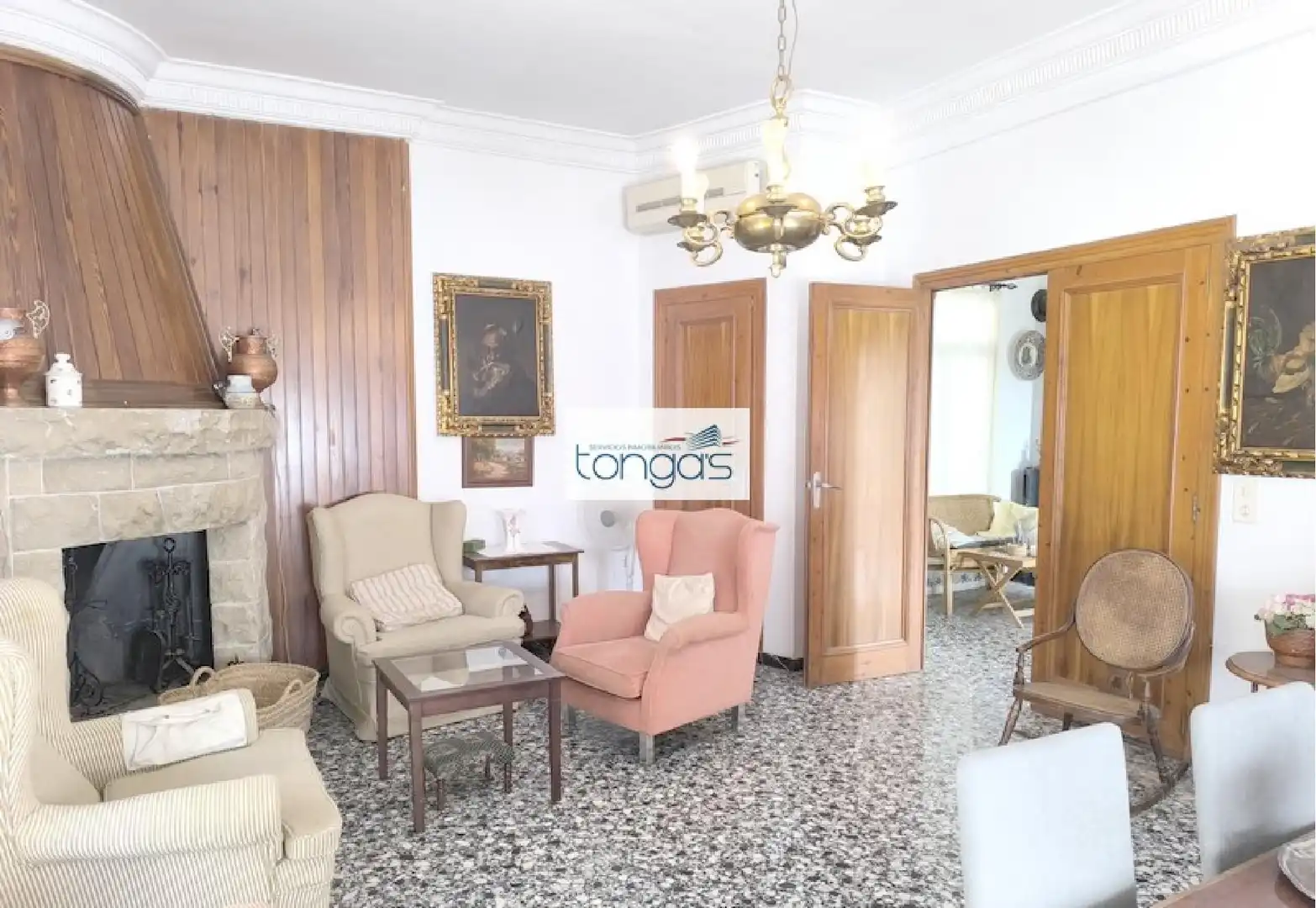 Sala d'estar de Casa o xalet en venda en Xàtiva amb Aire condicionat, Calefacció i Jardí privat