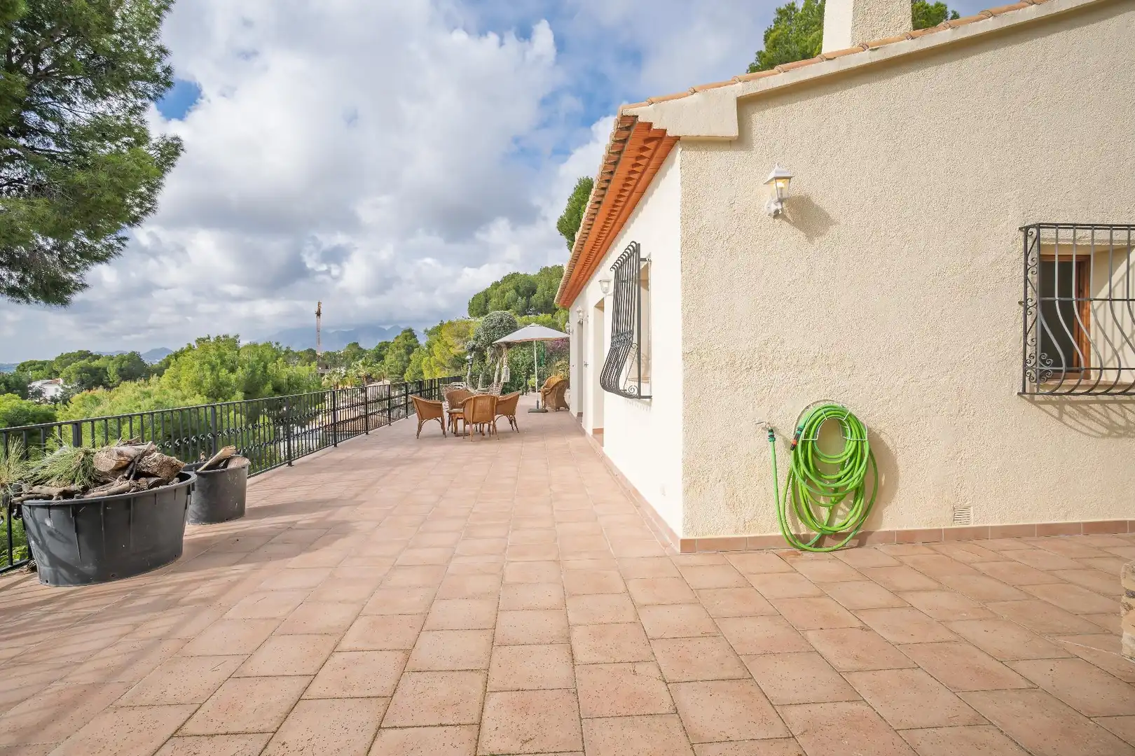 Terraza de Casa o chalet en venta en Altea con Aire acondicionado, Calefacción y Piscina