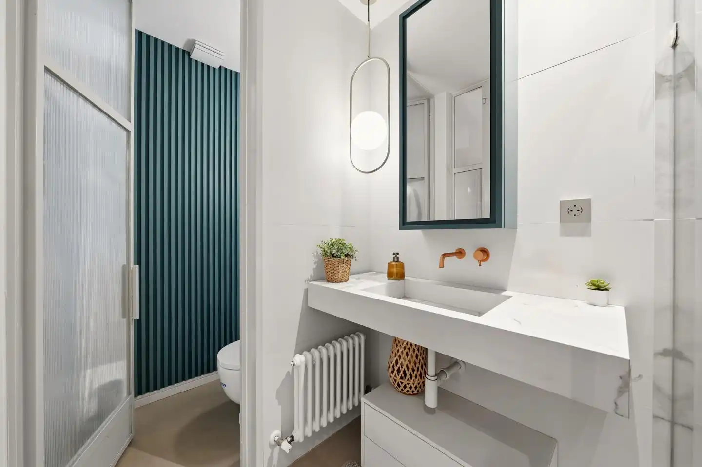 Badezimmer von Wohnung zur Miete in Madrid mit Klimaanlage, Heizung und Möbliert