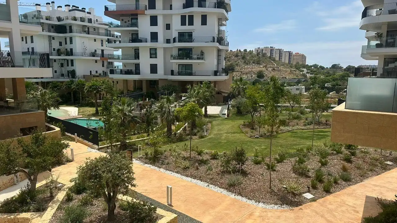 Terraza de Apartamento de alquiler en Villajoyosa / La Vila Joiosa con Aire acondicionado, Terraza y Amueblado