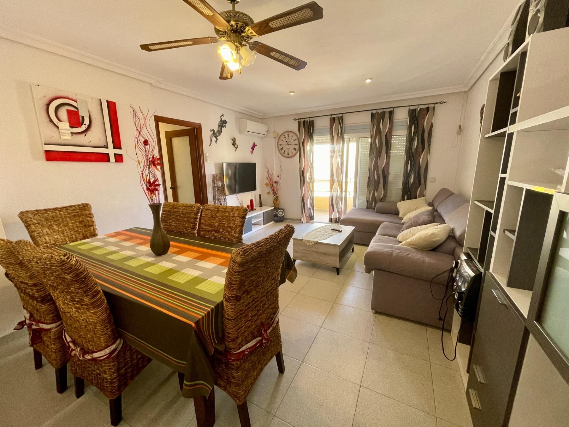 Living room of Flat to rent in Benicarló  with Air Conditioner and Terrace