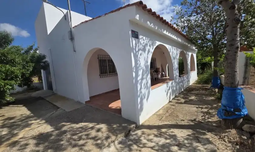 Vista exterior de Casa o chalet en venta en Sorbas con Aire acondicionado, Jardín privado y Terraza