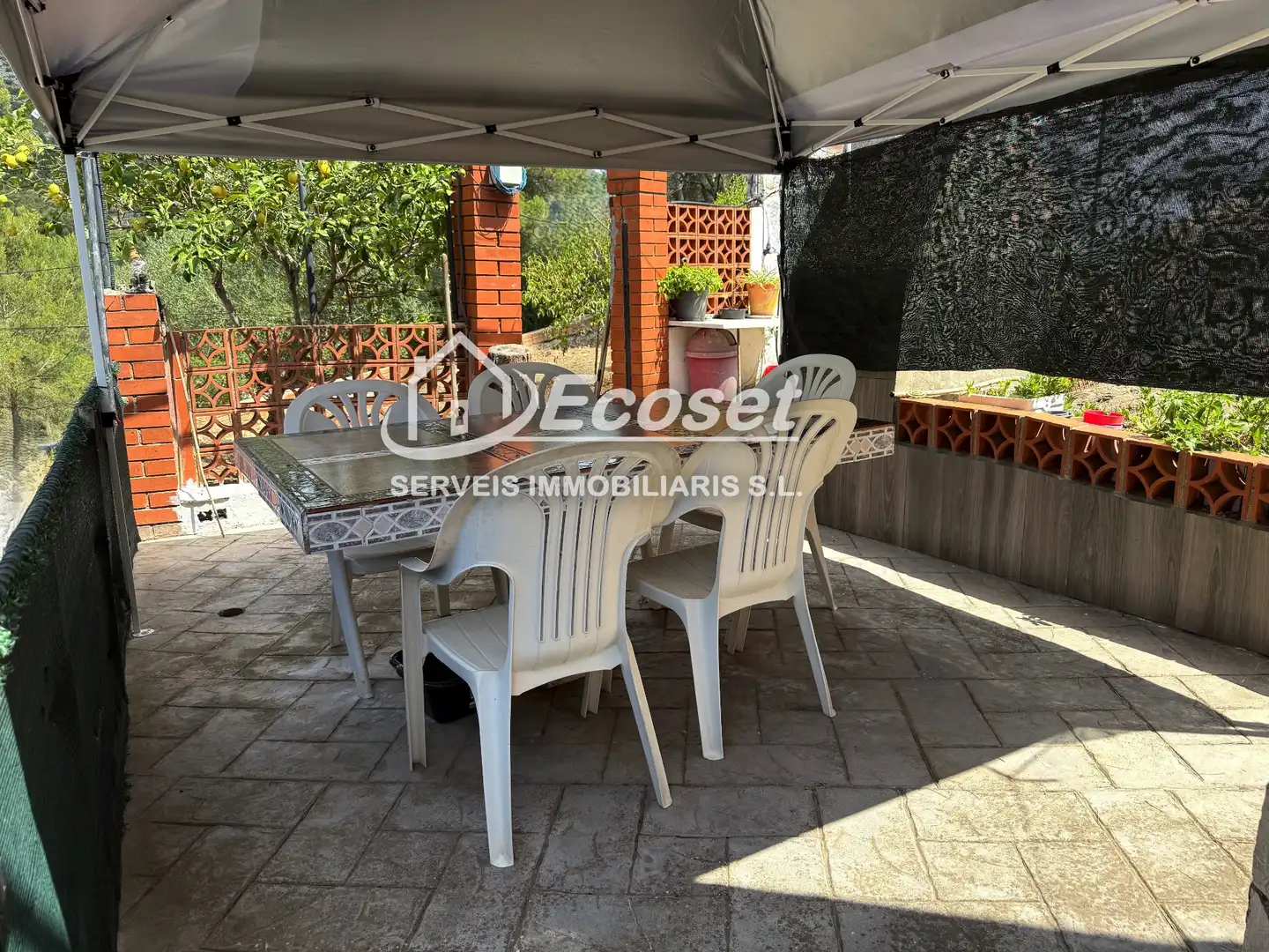 Terrassa de Casa o xalet en venda en Vallirana amb Calefacció, Jardí privat i Terrassa