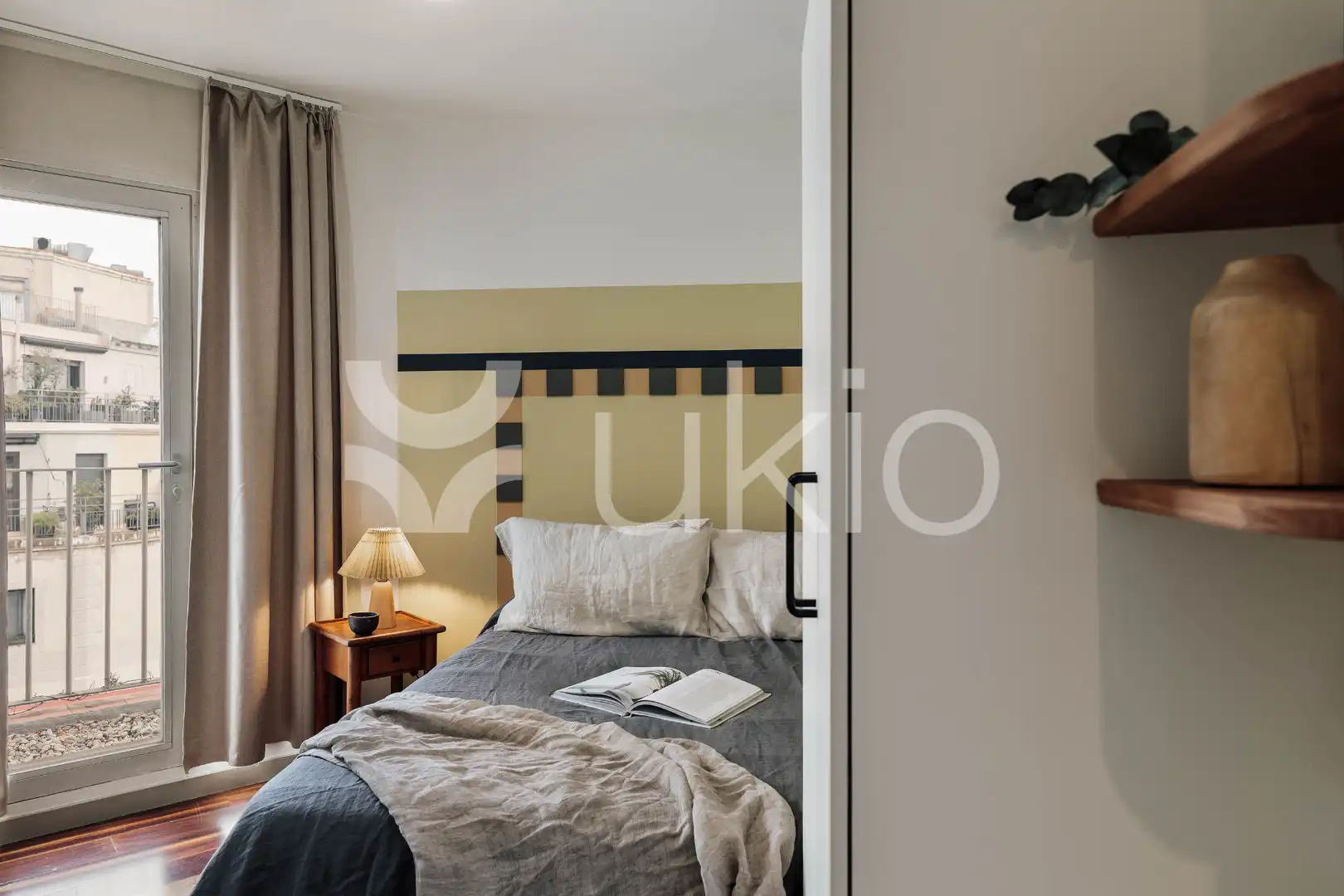 Habitación de Apartamento de alquiler en Barcelona con Aire acondicionado, Calefacción y Terraza