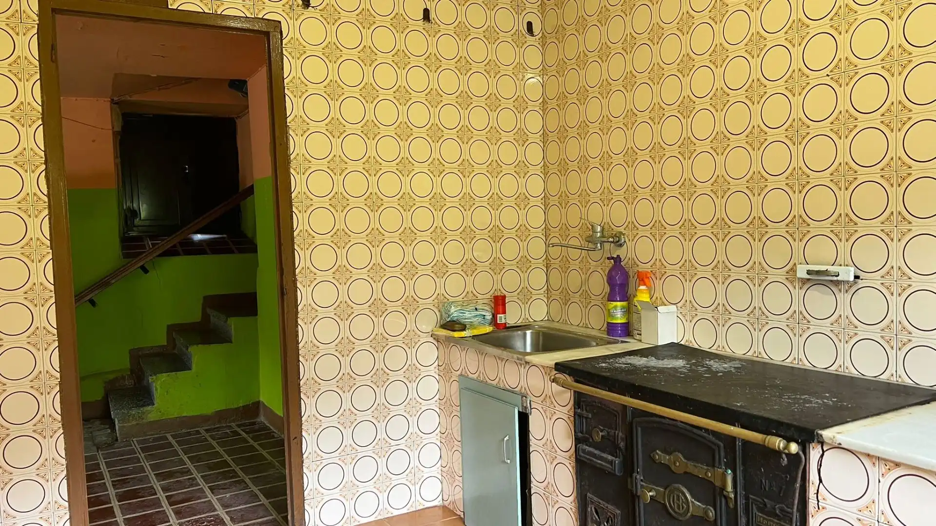 Cocina de Casa o chalet en venta en Parres con Jardín privado