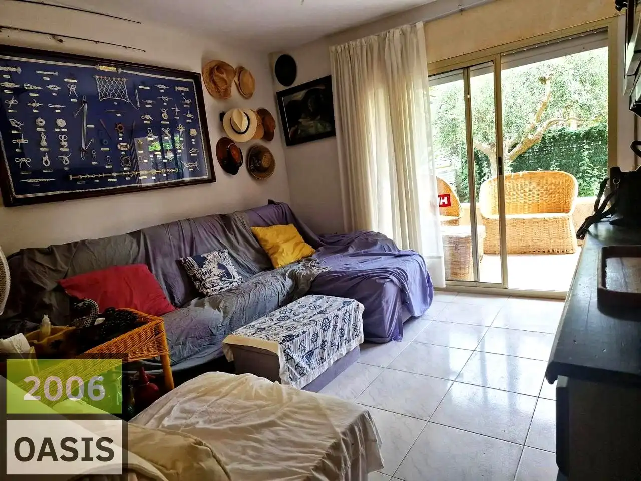 Living room of Ground floor for sale in Cambrils  with Terrace and Furnished