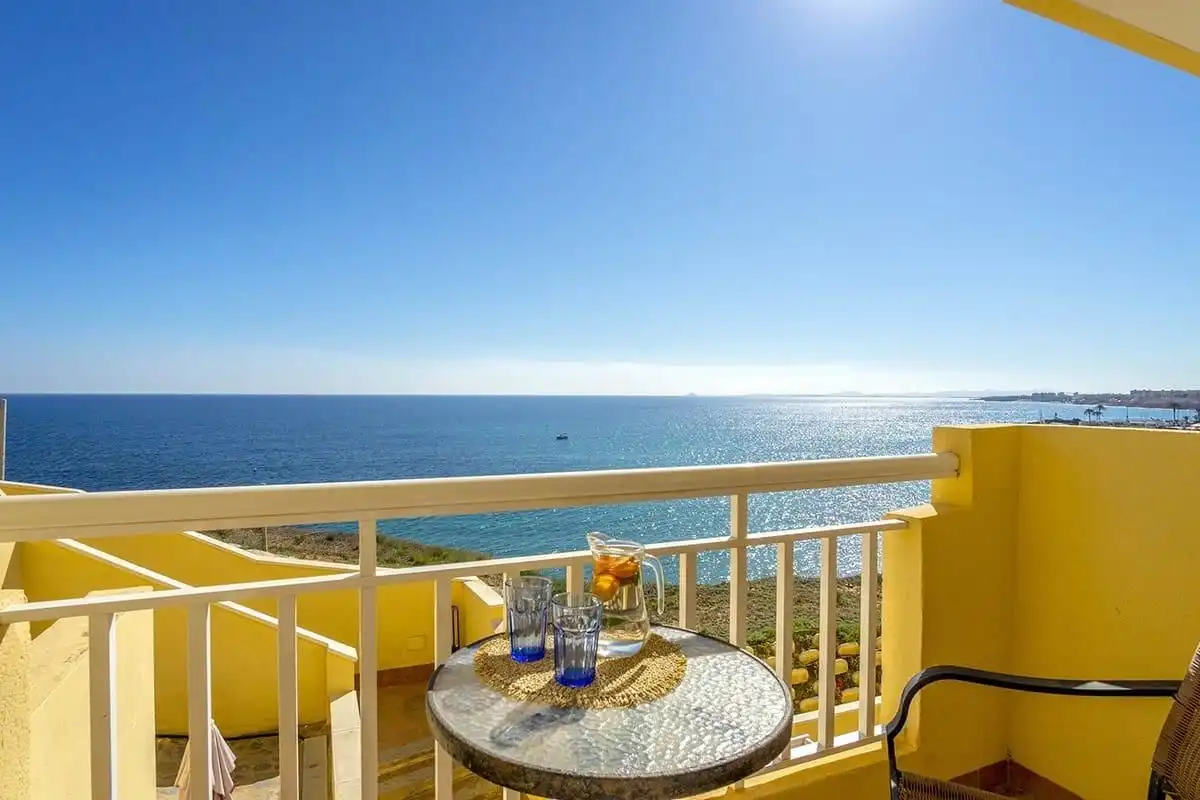 Terrasse von Maisonette zum Verkauf in Orihuela mit Klimaanlage, Privatgarten und Terrasse
