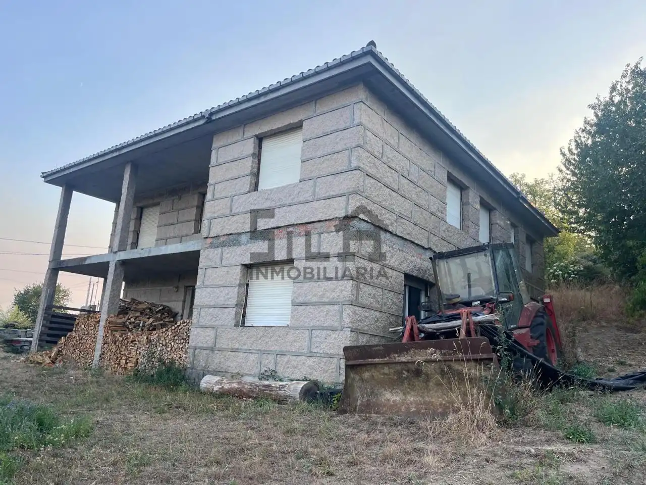 Vista exterior de Casa o chalet en venta en Lobios con Calefacción y Jardín privado