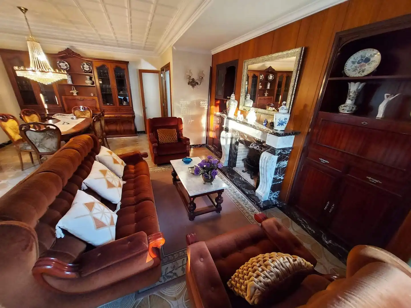 Wohnzimmer von Wohnung zum Verkauf in Manacor mit Klimaanlage, Heizung und Terrasse