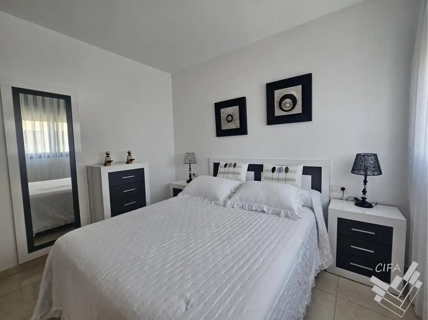 Bedroom of Flat for rent in Benicarló  with Air Conditioner, Heating and Furnished