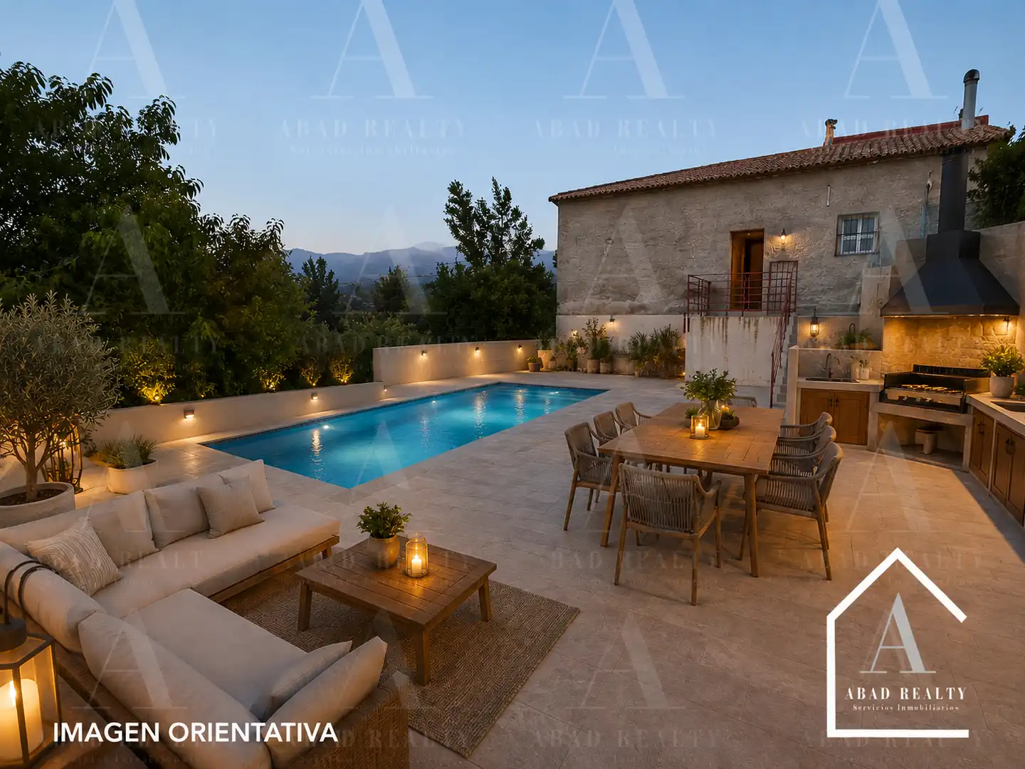 Terraza de Casa o chalet en venta en Fondón con Jardín privado
