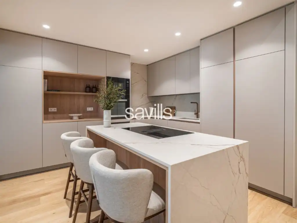Cocina de Apartamento en venta en Barcelona con Aire acondicionado, Horno y Lavadora
